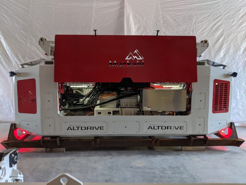 A battery-electric locomotive for precision mining